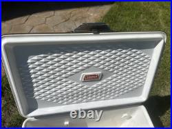 Rare VTG COLEMAN CANADA copper SNOW LITE DIAMOND LOGO COOLER good COND