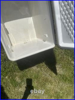 Rare VTG COLEMAN CANADA copper SNOW LITE DIAMOND LOGO COOLER good COND