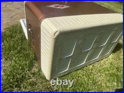 Rare VTG COLEMAN CANADA copper SNOW LITE DIAMOND LOGO COOLER good COND