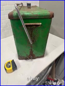 Rare Vintage Canada Dry Soda Advertising Metal Cooler Ice Box 24 Wide Read