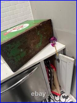 Rare Vintage Canada Dry Soda Advertising Metal Cooler Ice Box 24 Wide Read