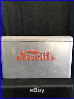 Rare Vintage Nesbitt's Orange Soda Original Inner Tray Metal Portable Cooler
