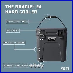 Red 24 Durable Portable Lightweight Outdoor Cooler 14D x 16.5W x 17.5H