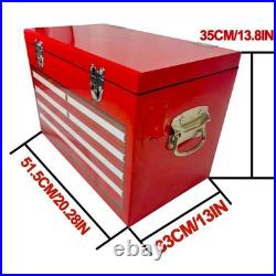 Red Metal Beverage Cooler 21Qt Retro Ice Chest 35 Can Capacity For Patio Party