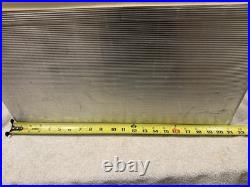 Retro Aluminum Poloron Ice Cooler Chest 40 Qt Wood Grain Top Vtg Camper 50s Prop