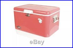Retro Coleman 54 Quart Steel Belted Cooler Rose Pink Special Edition New