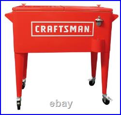 Retro Red Craftsman Cooler, 60qt Retro Red Craftsman Cooler, 60qt