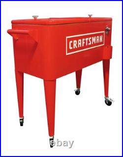 Retro Red Craftsman Cooler, 60qt Retro Red Craftsman Cooler, 60qt