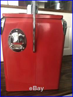 Retro Vintage Metal SNAP ON tools Cooler ice chest box tool red garage man cave