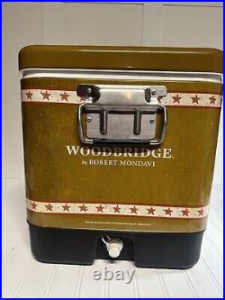 Robert Mondavi 54 Qt Woodbridge Wine Baseball Steel Cooler