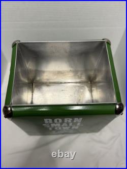 Rolling Rock Carry Cooler Green & White with Bottle Opener USA VINTAGE EUC Rolling Rock Carry Cooler Green & White with Bottle Opener USA VINTAGE EUC
