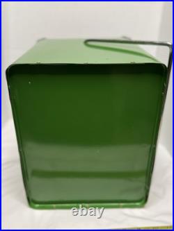 Rolling Rock Carry Cooler Green & White with Bottle Opener USA VINTAGE EUC Rolling Rock Carry Cooler Green & White with Bottle Opener USA VINTAGE EUC