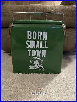 Rolling Rock Vintage Style Metal Cooler Born Small Town