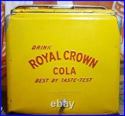 Royal Crown Cola Metal Cooler Chest