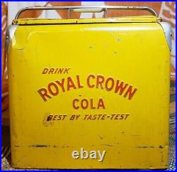 Royal Crown Cola Metal Cooler Chest