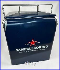 San Pellegrino Metal Ice Chest Large And Sturdy