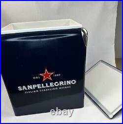 San Pellegrino Metal Ice Chest Large And Sturdy