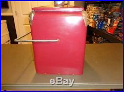 Schlitz Cooler with Handle Vintage Metal Ice Chest Beer Advertising VERY RARE