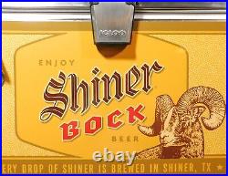 Shiner Bock HTF Beer Heavy Igloo Cooler 54 Quart Picnic Bar Man Cave Rare NEW