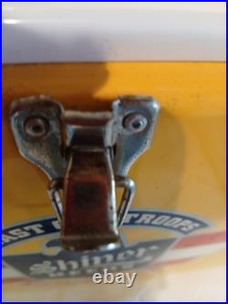 Shiner beer ice chest vintage