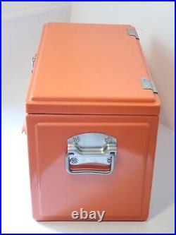 Shock Top Belgium White Orange Metal Cooler 18x12 (OD) Ice Chest Box EUC