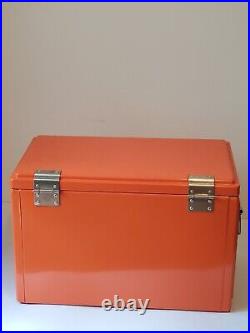 Shock Top Belgium White Orange Metal Cooler 18x12 (OD) Ice Chest Box EUC