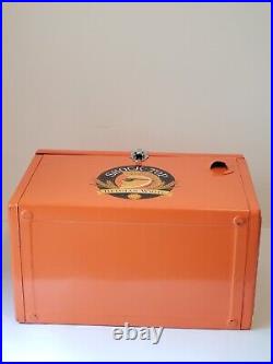 Shock Top Belgium White Orange Metal Cooler 18x12 (OD) Ice Chest Box EUC