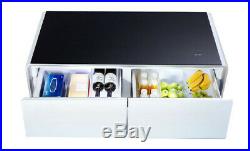 Smart Home Touchscreen Coffee Table Computer with Refrigerated Cooler Drawers