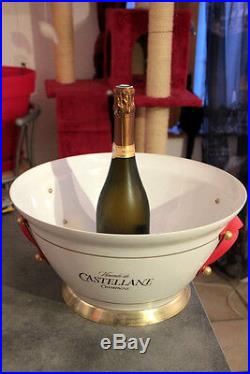 Spendid Big Metal Bucket /cooler Double Magnum French Champagne Castellane