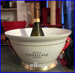 Spendid Big Metal Bucket /cooler Double Magnum French Champagne Castellane