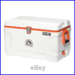 Stainless Steel Cooler 54 Qt Ice Chest Camping Metal Outdoor Piknick Camping New