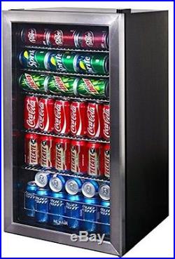 Stainless Steel Refrigerator Compact Cooler Beverage Center Indoor Outdoor Drink