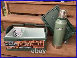 Stanley Vintage Lunch Box Cooler + Vacuum Thermos Bottle Combo