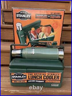 Stanley Vintage Lunch Box Cooler + Vacuum Thermos Bottle Combo