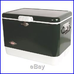Steel Cooler Coleman Vintage Camping Stainless Steel Outdoor Ice Chest Quart NEW