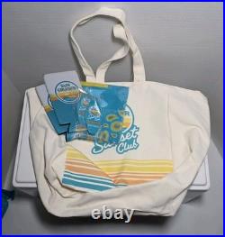 Sun Cruiser Super Rare Metal Promo Cooler With Tote, Travel Cooler, 2 Can Koozies