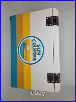 Sun Cruiser Super Rare Metal Promo Cooler With Tote, Travel Cooler, 2 Can Koozies