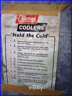 Super Cool Antique Coleman Cooler