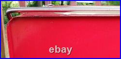 TECATE Beer Water Soda Insulated Beach Party Vintage Metal Cooler Ice Chest