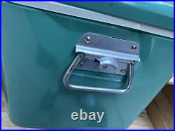 THERMOS, Holiday Ice Chest Cooler, Turquoise LARGE 28x13.5x13 NOT RUSTY, DENTED