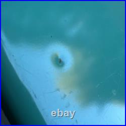 THERMOS, Holiday Ice Chest Cooler, Turquoise LARGE 28x13.5x13 NOT RUSTY, DENTED