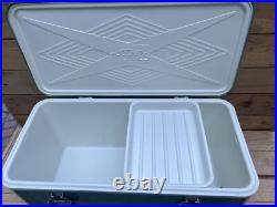 THERMOS, Holiday Ice Chest Cooler, Turquoise LARGE 28x13.5x13 NOT RUSTY, DENTED