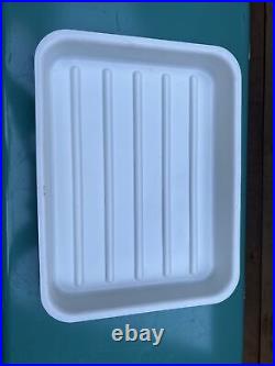 THERMOS, Holiday Ice Chest Cooler, Turquoise LARGE 28x13.5x13 NOT RUSTY, DENTED