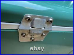 THERMOS, Holiday Ice Chest Cooler, Turquoise LARGE 28x13.5x13 NOT RUSTY, DENTED