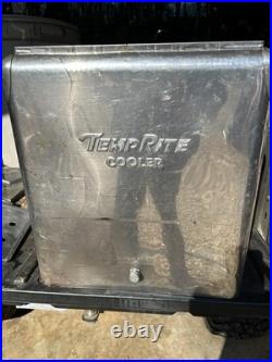 TempRite Metal Ice Box Cooler Silver TempRite Cooler very rare