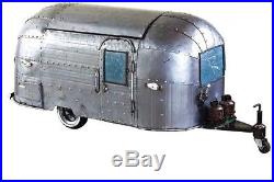 Think Outside Old School Caravan Trailer Metal Cooler Ice Chest Indoor & Outdoor