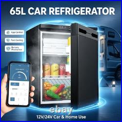 Truck Fridge With Freezer for Semi Truck Car Refrigerator APP Control