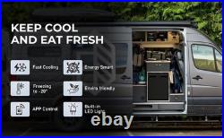 Truck Fridge With Freezer for Semi Truck Car Refrigerator APP Control