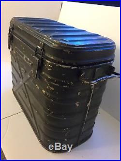 US Army Military Insulated Hot Cold Food Container Cooler Metal Box Can 1979