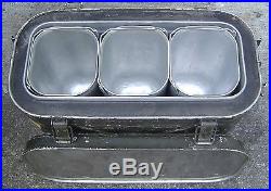US Army Military Insulated Hot Cold Food Container Cooler Metal Box Can Insert 2